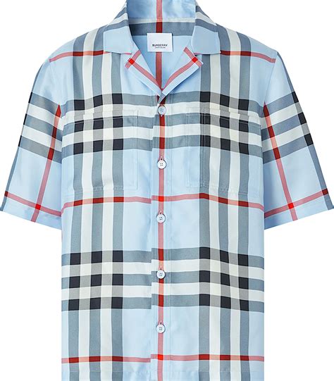 burberry light blue shirt|royal blue burberry shirt.